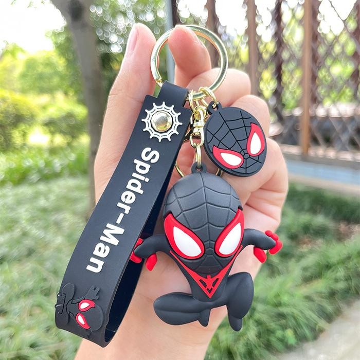 Gantungan Kunci Spider-Man / Gantungan Kunci Lucu dan Unik / Aksesoris Gantungan Kunci