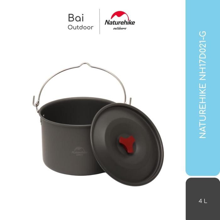 COOKING POT GANTUNG NATUREHIKE NH17D021-G PANCI NESTING CAMPING UL
