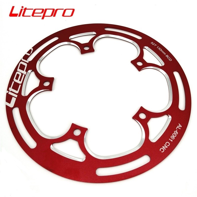 Litepro 130BCD 48/50/52T Chain Wheel Chain Guard Plate Single Speed Chainring Sprocket Protection