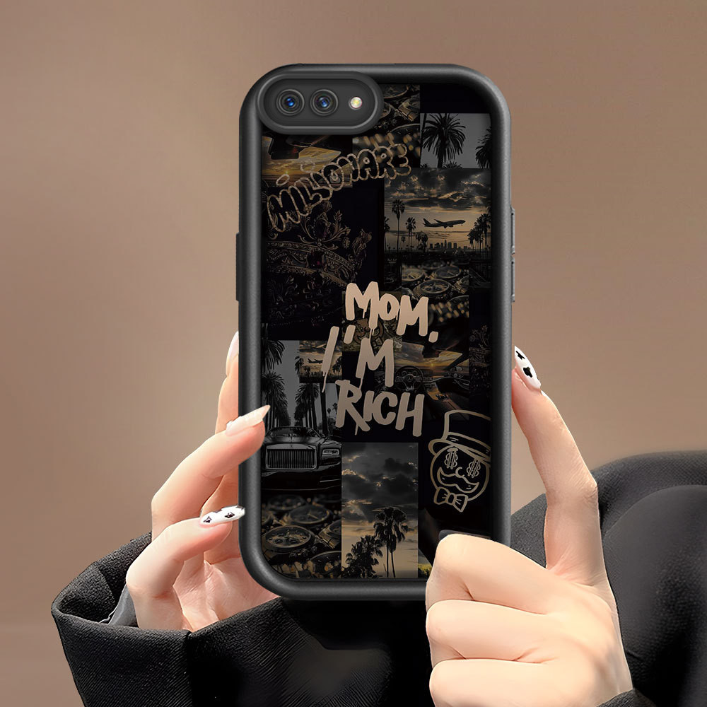 Casing Hp Untuk OPPO A3S A12E Phone Case Silikon Softcase Mode Soft Cassing Cover Kesing Pria Cesing