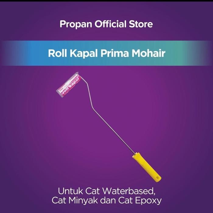 Roll Kapal Prima Mohair Roll Untuk Cat Waterbasee & Epoxy
