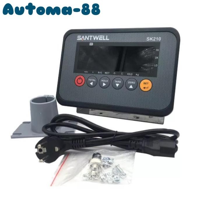 SANTWELL SK210 WEIGHING INDICATOR AC 220V INCLUDE BATEREI CHARGE