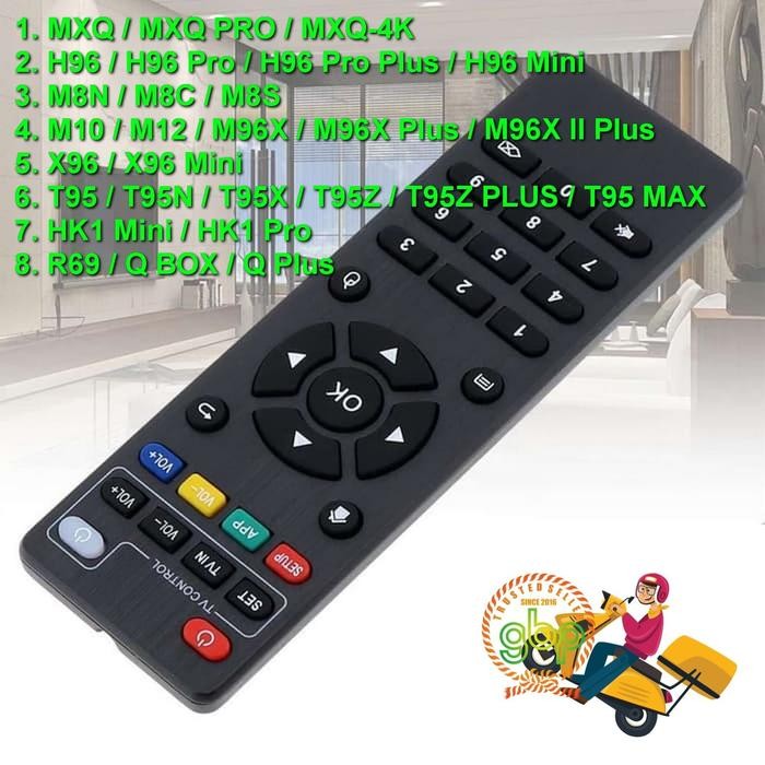 Central Eletech - Remot Stb Tv Box Android Universal X96 T95N H96 Hk1 M10 M8 Mx10 V88