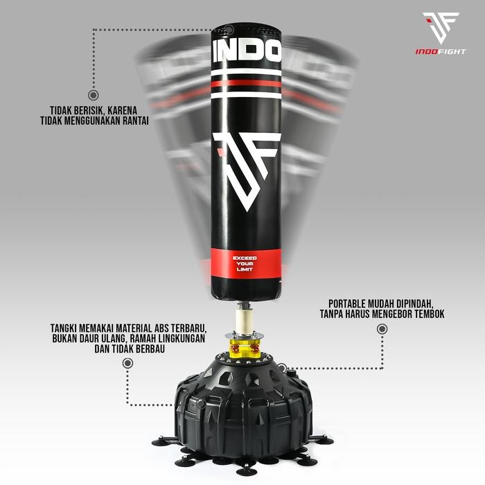Samsak Berdiri Indofight Sansak Tinju Isi Samsak Berdiri Standing Punching Bag Samsak Tinju Berdiri