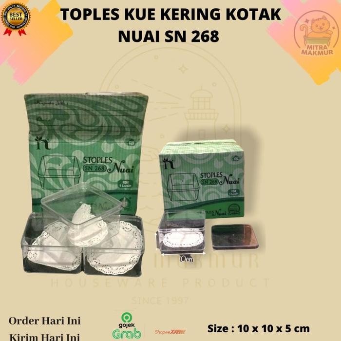 TOPLES KUE KERING KOTAK 250 Gram / TOPLES KUE NASTAS NUAI SN 268