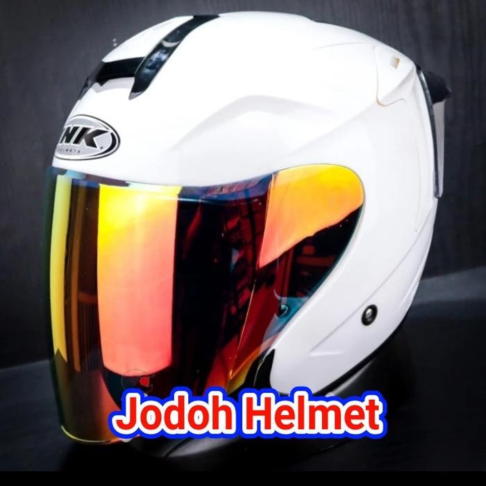 INK HELM DYNAMIC SOLID BLACK+VISOR VENOM+SPOILER PAKET GANTENG