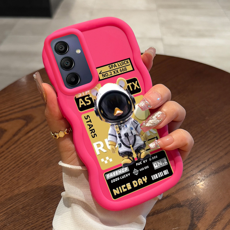 Casing Untuk Samsung A15 4G A15 5G M15 5G A25 5G Case Casing Mesin bebek kecil pola HP Cesing lunak 