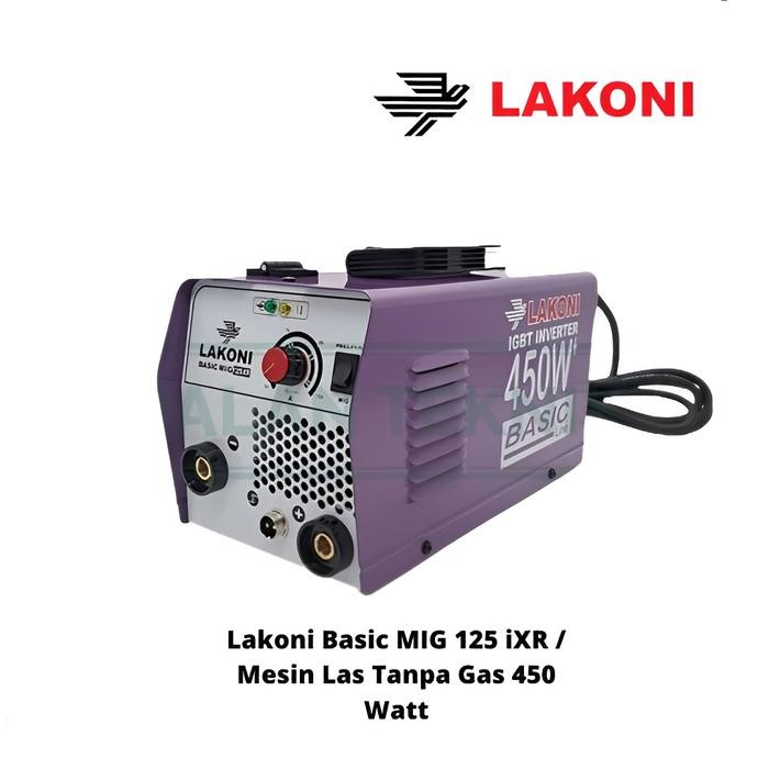 LAKONI MIG 125 IX MESIN LAS MIG TRAVO LAS Inverter Basic 125i XR 450W