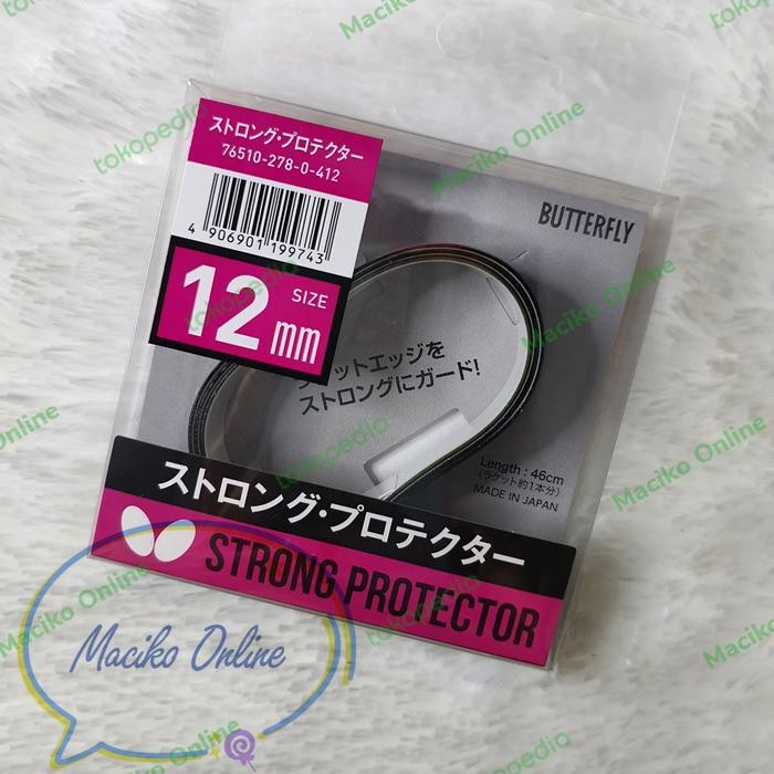 Strong Protector Butterfly 12mm ~ Pelindung Bet Pingpong Side Tape
