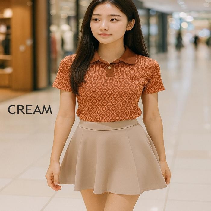 Flare Skirt (Rok Flare Pendek)