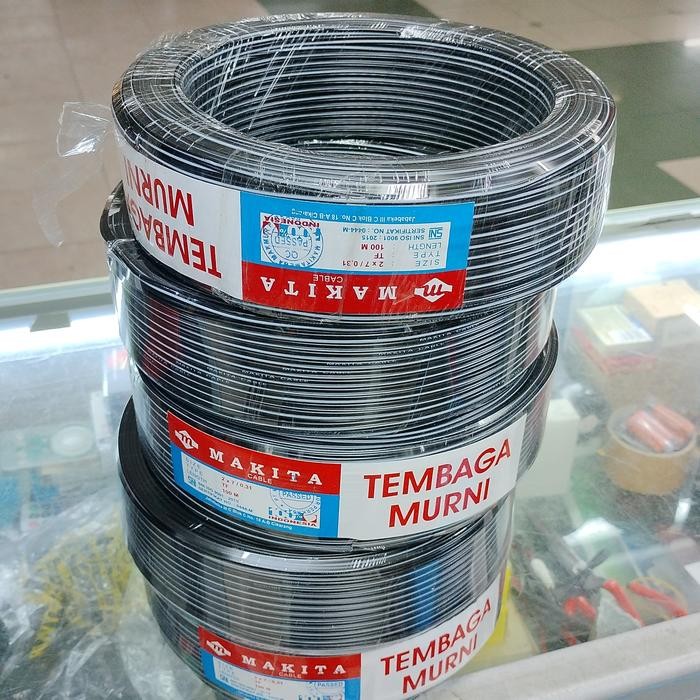 Kabel Makita Tembaga Murni Serabut 100Meter