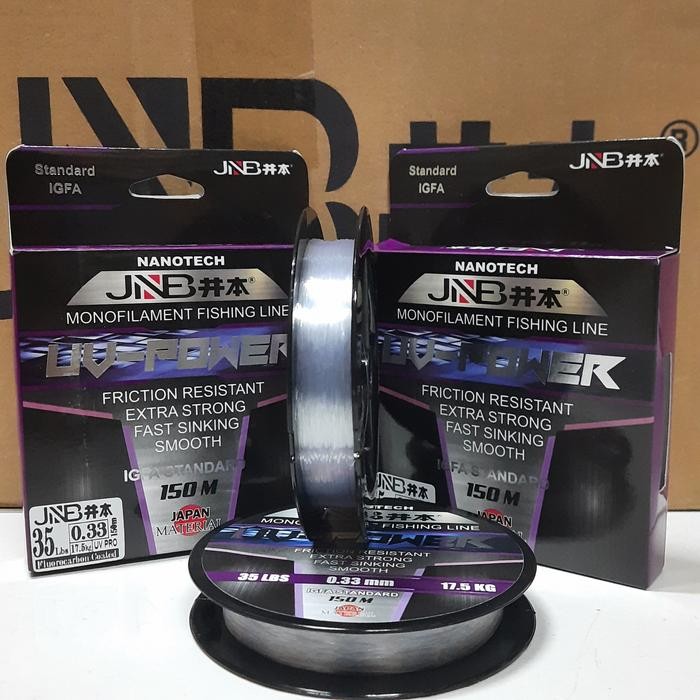 senar pancing ikan mas dan lele JNB UV POWER