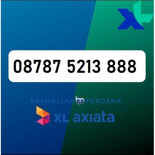 Nomor Cantik XB787 5213 888 Perdana XL 4G 5G YOP925