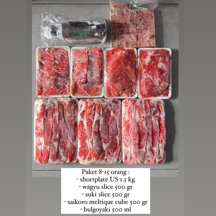 SerbaDaging- Paket Daging Sapi Barbeque 8 Orang