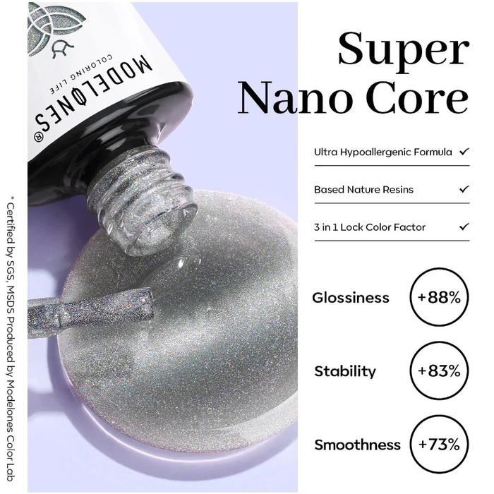 Modelones Gratis Wings 6 Nuansa Gel Cat Kuku Set Cat Kuku Warna Mengkilap Kit Cat Kuku Gel Warna