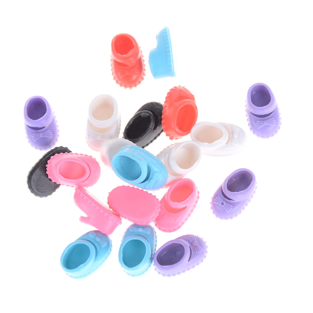 BARU 5Pairs 12cm Doll Shoes Accessories Kelly Doll Confused Doll Shoes Kids Gift Toy