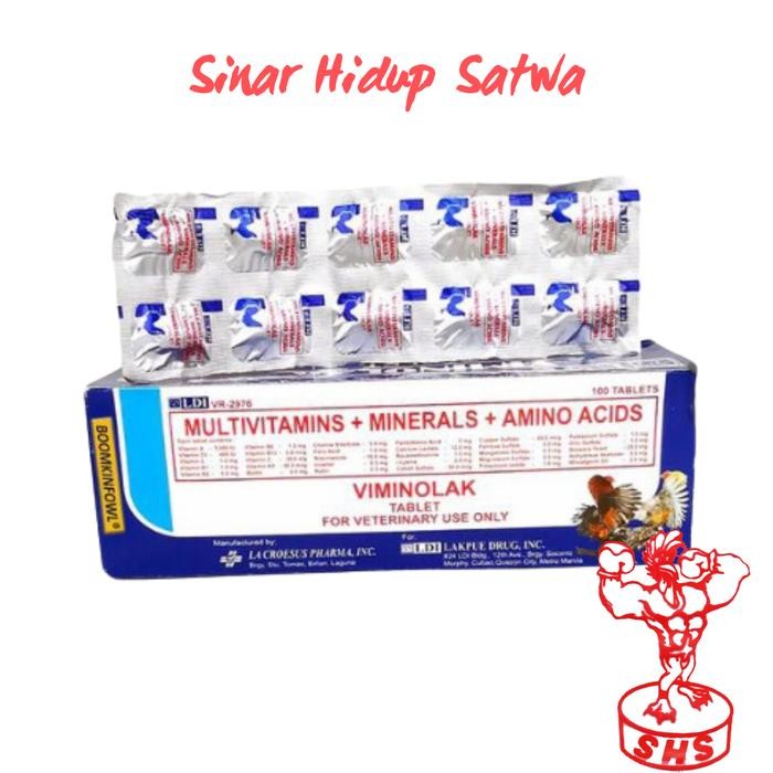 PetShoPq- Viminolak Vitamin Obat Ayam Original Import