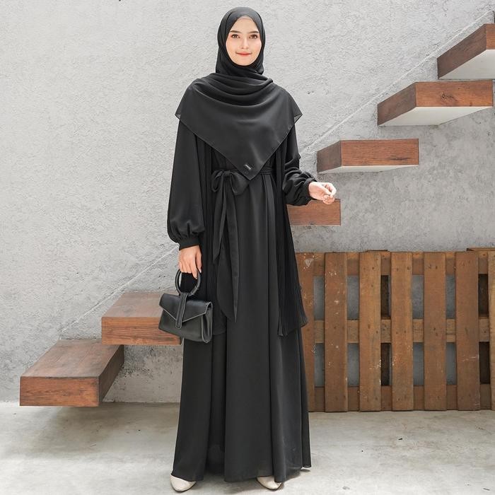 SALE Aletha Series Dress Outer Ceruty Set Khimar Pashmina Wanita Muslimah by Jamise Syari Cantik