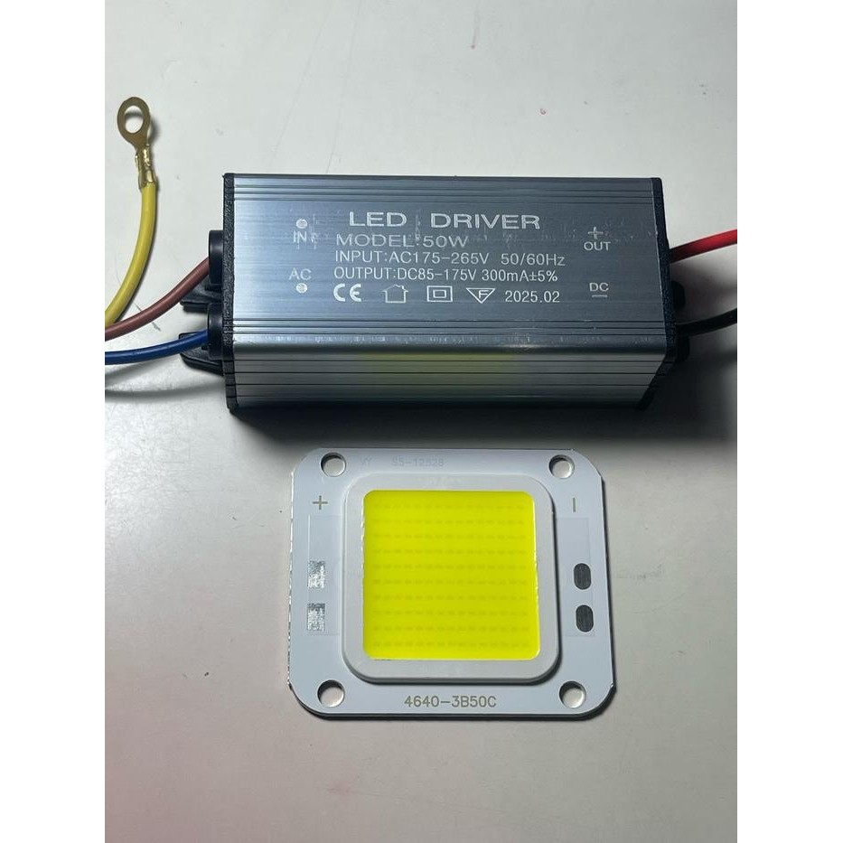 7mu4- Trafo Led Pju Cobra 50W 50 Watt + Mata Led 50Watt / Driver Led 50W Chip 50 W Lampu Led
