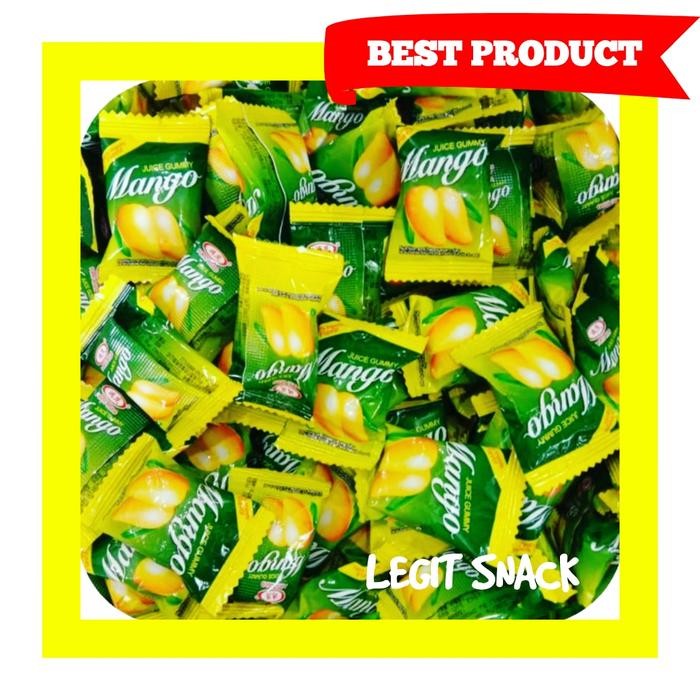 Eat,- Permen Jelly Mangga / Jeli Manga / Mango Yupi Gummy Jely Candy