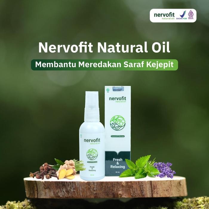 Nervofit Natural Oil membantu meredakan saraf kejepit