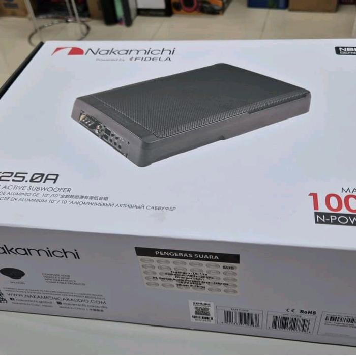 SUBWOOFER KOLONG NAKAMICHI NBF 25.0A / SUB KOLONG NAKAMICHI 8 INCH / SUBWOOFER KOLONG MOBIL