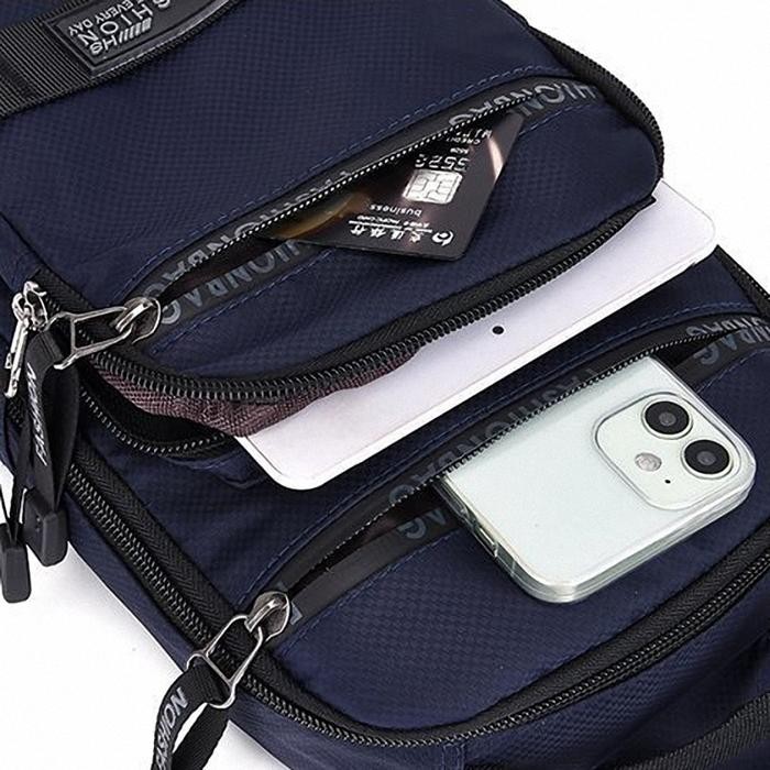 c0nc- Techdoo Tas Selempang Pria Multifungsi Sligbag Besar Fashion Ts705