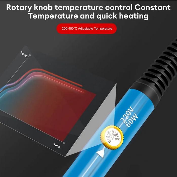 SET SOLDER LENGKAP + TAS PORTABLE PAKET ALAT SOLDER LISTRIK PRESISI