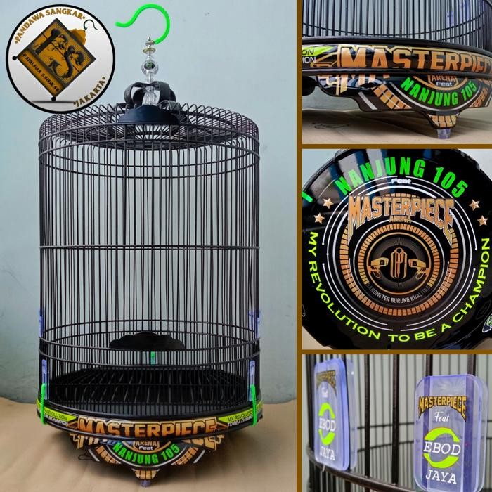 ORIGINAL SANGKAR/KANDANG MURAI EBOD JAYA PVC DECAL NANJUNG 105 MASTEIECE READY STOCK