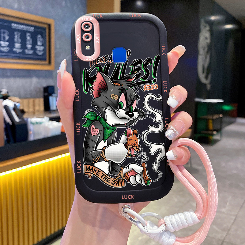Casing Hp untuk VIVO Y91 Y91i Y93 Y95 Y91C Y1S Y90 Case Silikon Softcase Kasing Kesing Cesing Lensa 