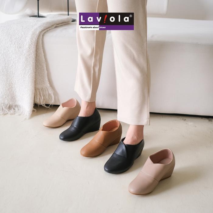 Laviola Shoes - Sepatu Boots Shoes Wanita - 2481 Llk Karet Terbaru 