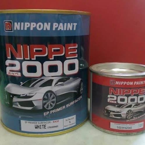 Best Seller Nippe Epoxy Primer Surfacer Cat Dasar Nippe 2000 Putih 1 Liter Premium