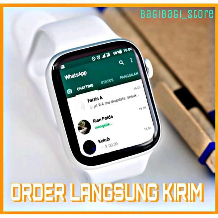 PALING DIMINATI JAM TANGAN ANDORID IPHONE PINTAR LAYAR SENTUH ANTI AIR BLUETOOTH BISA WATSAPP PRIA