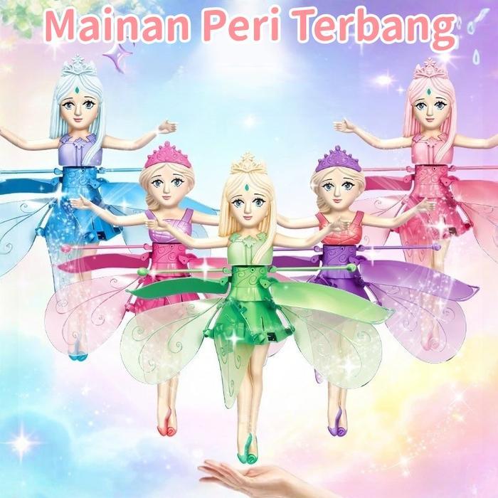 Mainan Peri Terbang Sensor Karakter/Peri Terbang/Terbang Tinggi Sensor Tangan/Mainan Anak Peri