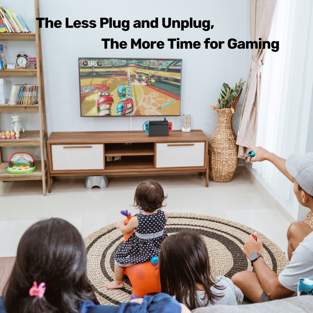 Wireless Game Card Reader Switch Accessories 4in1 Card Slot Portable Game Card Changer Accessories