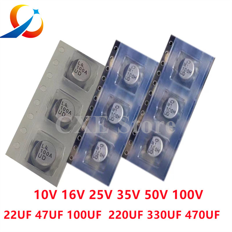 10PCS UD 10V 16V 25V 35V 50V 100V 10UF 22UF 47UF 68UF 100UF 150UF 220UF 330UF 470UF Nichicon SMD