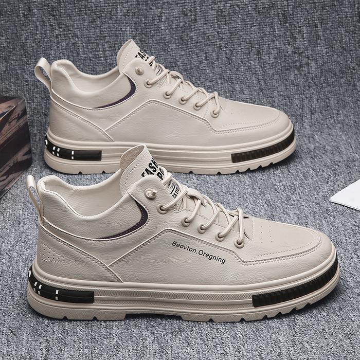 Eiger - Sepatu Pria Original Kuliah Kerja Kulit Kekinian Sepatu Sneakers Pria Boots Shoes Casual