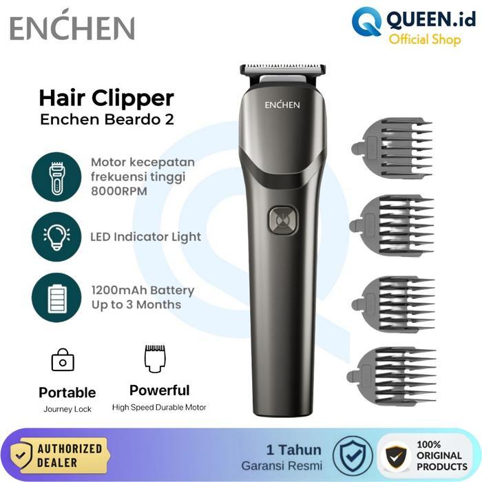 ENCHEN Beardo 2 Hair Clipper Electric Alat Cukur Potong Rambut TYPE C - BEARDO 2