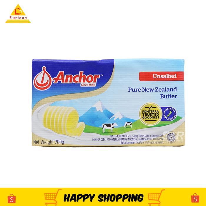 Anchor Unsalted Butter 227Gr-Mentega Tawar-Mentega Sapi