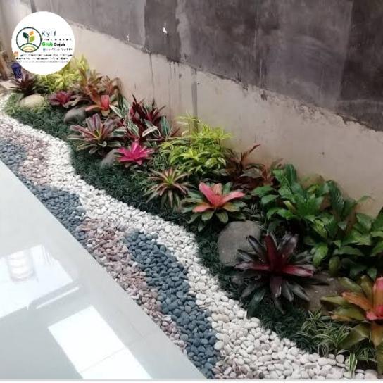 pembuatan taman batu koral / taman indoor / taman outdoor