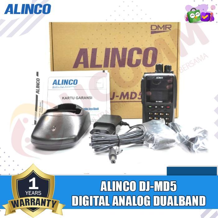ALINCO DJ MD 5 DJ-MD5 DMR DUALBAND VHF UHF 400 HT DIGITAL ALINCO DJ MD5 DJ MD 5 ORIGINAL GARANSI 1