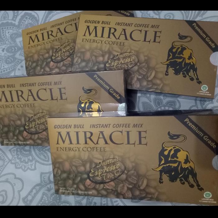 Kopi Miracle - Miracle Coffee 12 Sachet (1 Box Besar)