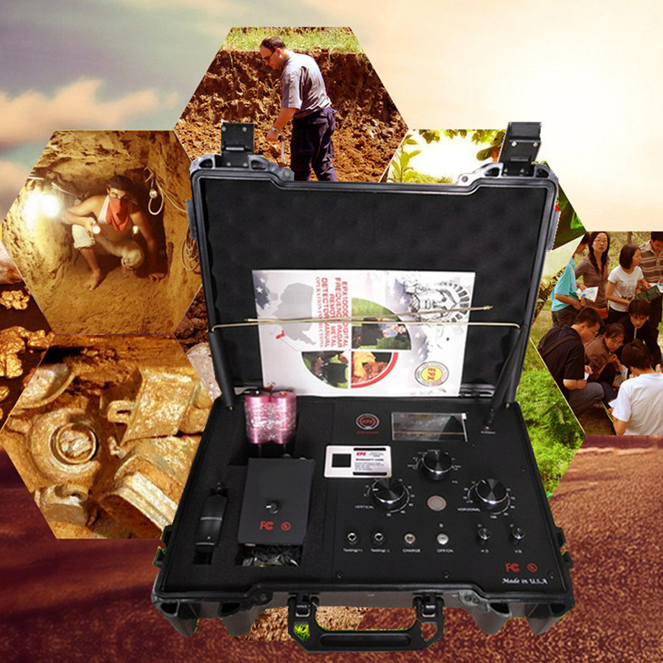 hidayah EPX10000 Underground Metal Detector Long Range 5-50m Gold Diamond Copper Silver Jewel Finder