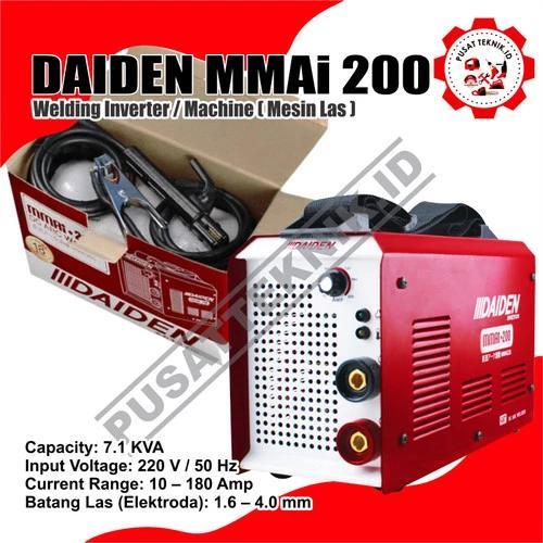 Mesin Las Daiden MMAi 200/Travo Las Daiden/Inverter Daiden MMA 200