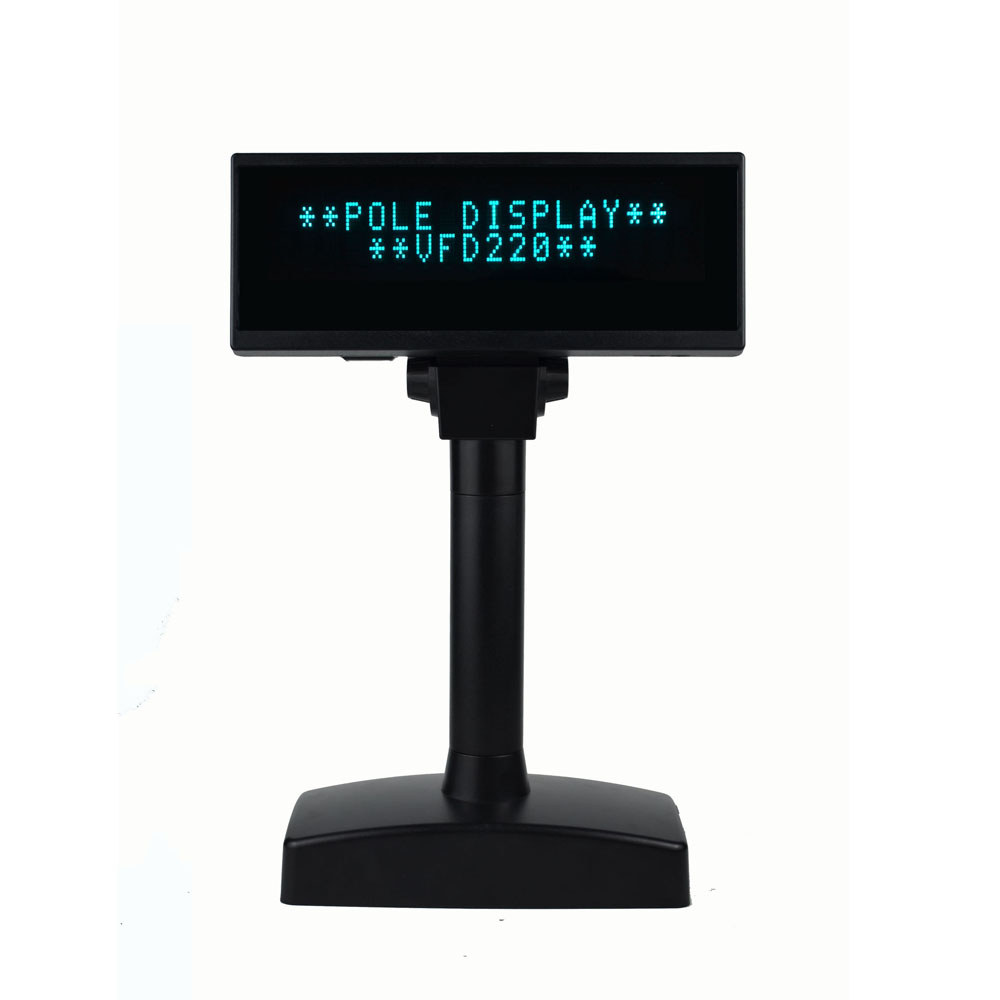 VFD220H-AU VFD Display Supports Android 40 Characters Polo Adjustable Height