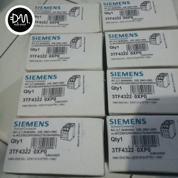 SIEMENS CONTAKTOR SIEMENS TYPE 3TF43-22 OXPO (30A)