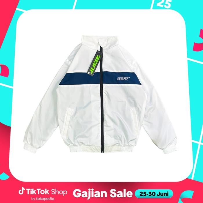 ORIGINAL ZEY'S Jaket Tracktop Parasut Pria Wanita Jaket Tracksuite Windbreaker Jaket Running Sport