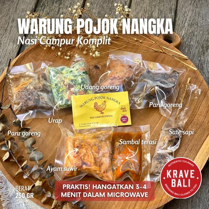 

Mamiseler45 - Nasi Campur Pojok Nangka 250G - Makanan Khas Bali Siap Saji, Krave Bali