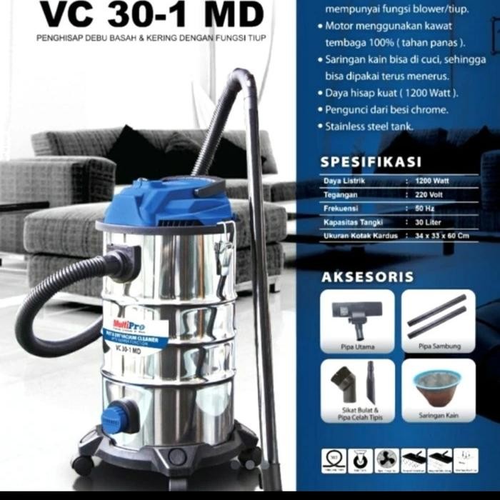 VACUUM VACUM CLEANER 30LITER MULTIPRO