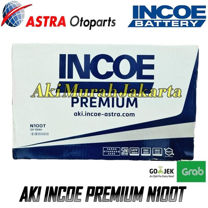 INCOE PREMIUM ASTRA AKI TRUK TOYOTA DYNA RINO N100 - 100AH AKI BASAH